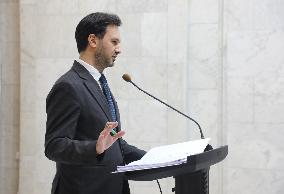 Briefing of Ukraines Foreign Ministry spokesperson Heorhii Tykhyi in Kyiv